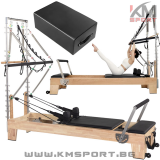 Реформър пилатес легло с кула KMSPORT